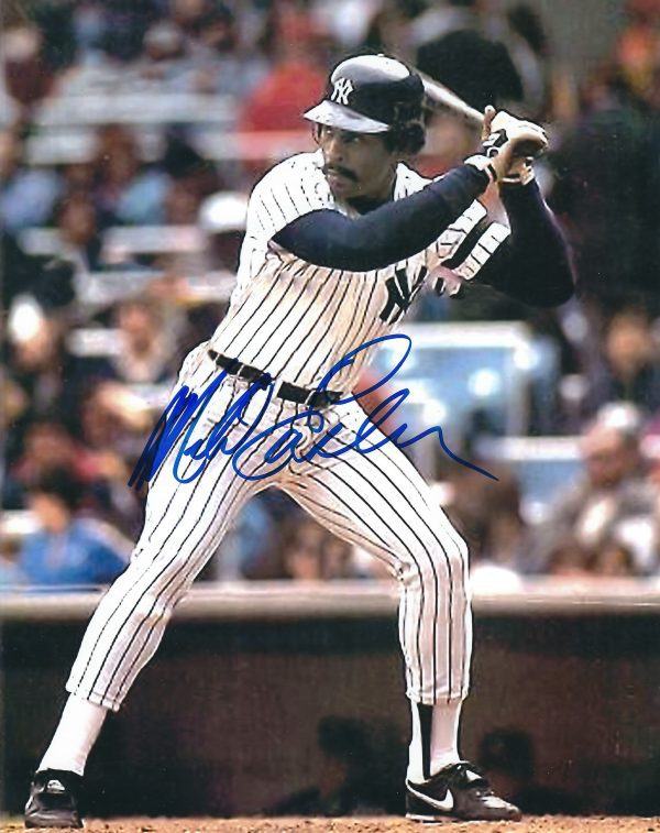 AUTOGRAPHED MIKE EASLER 8X10 NEW YORK YANKEES photo