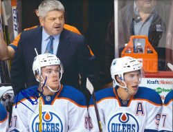 Autographed TODD MCLELLAN 8X10 Edmonton Oilers Photo