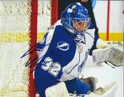 Autographed ADAM WILCOX 8x10 Tampa Bay Lightning photo