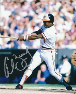 AUTOGRAPHED AL BUMBRY 8X10 Baltimore Orioles Photo