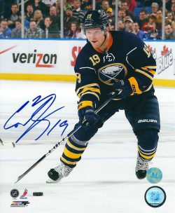 Autographed CODY HODGSON 8X10 Buffalo Sabres Photo