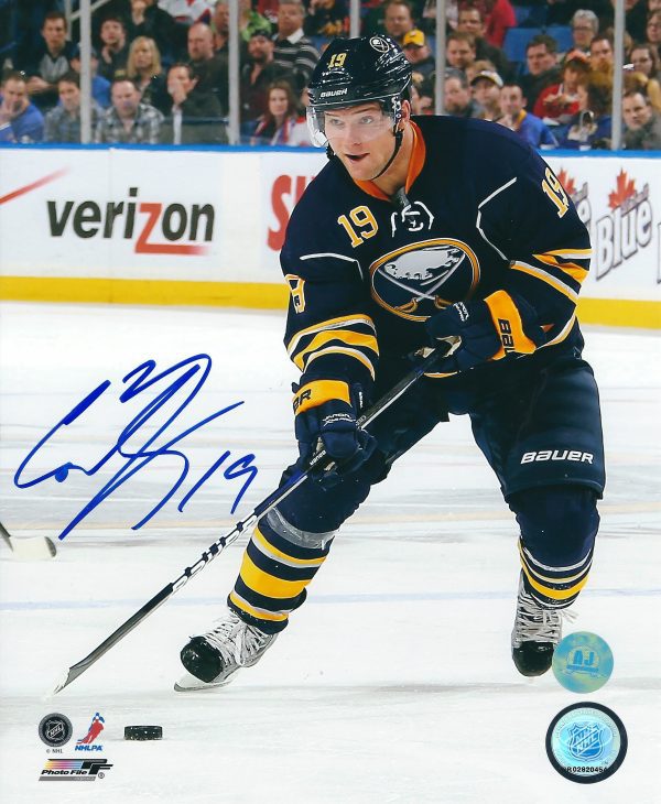 Autographed CODY HODGSON 8X10 Buffalo Sabres Photo