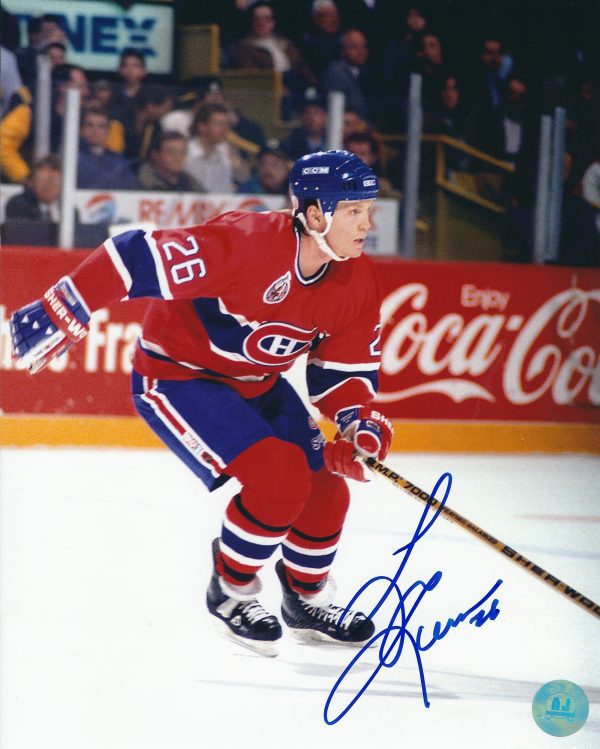 Autographed GARY LEEMAN 8X10 Montreal Canadiens Photo
