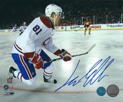 Autographed LARS ELLER 8X10 Montreal Canadiens Photo