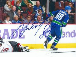 Autographed NIKITA TRYAMKIN 8X10 Vancouver Canucks Photos