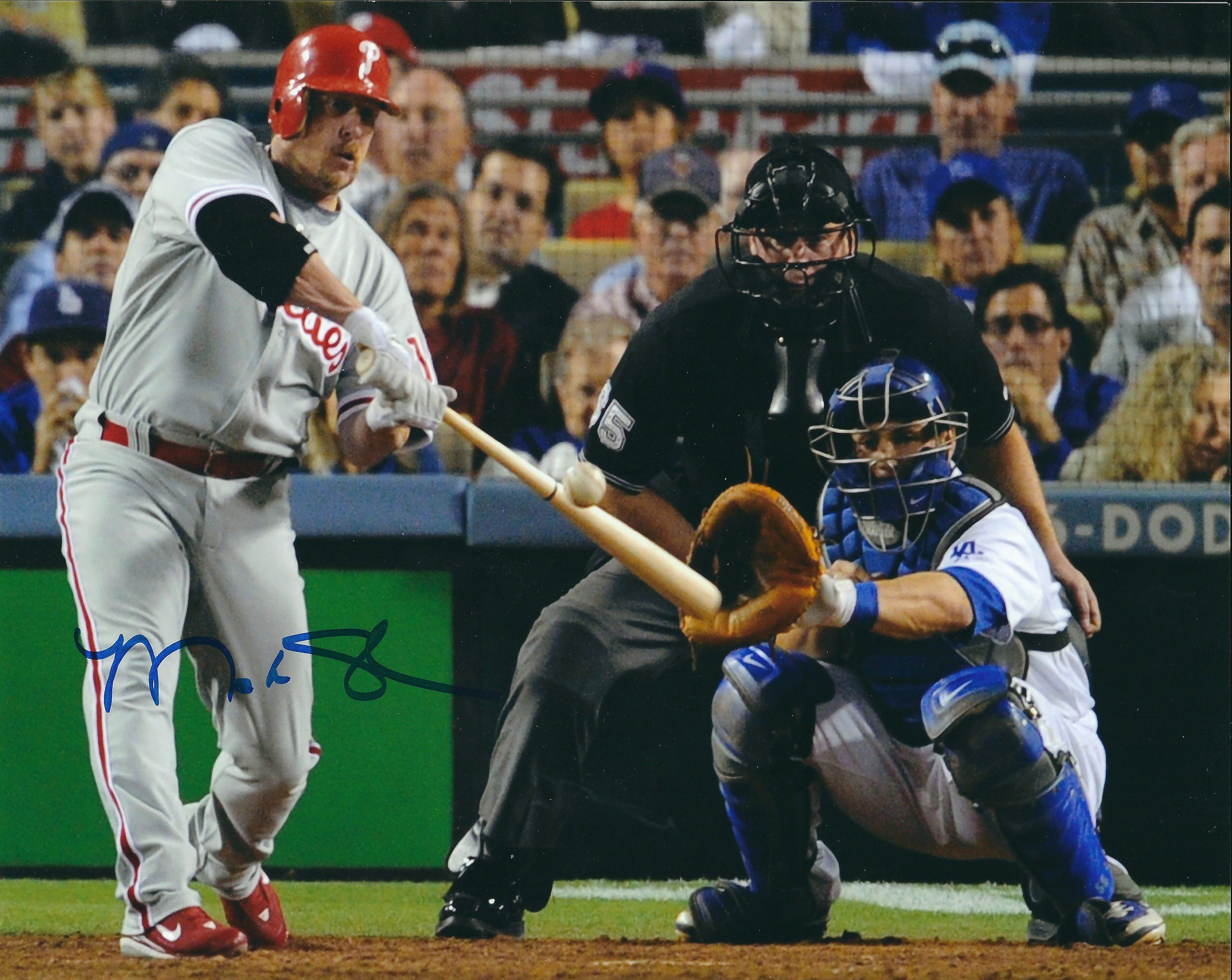 AUTOGRAPHED MATT STAIRS 8X10 Philadelphia Phillies Photo - Main Line  Autographs