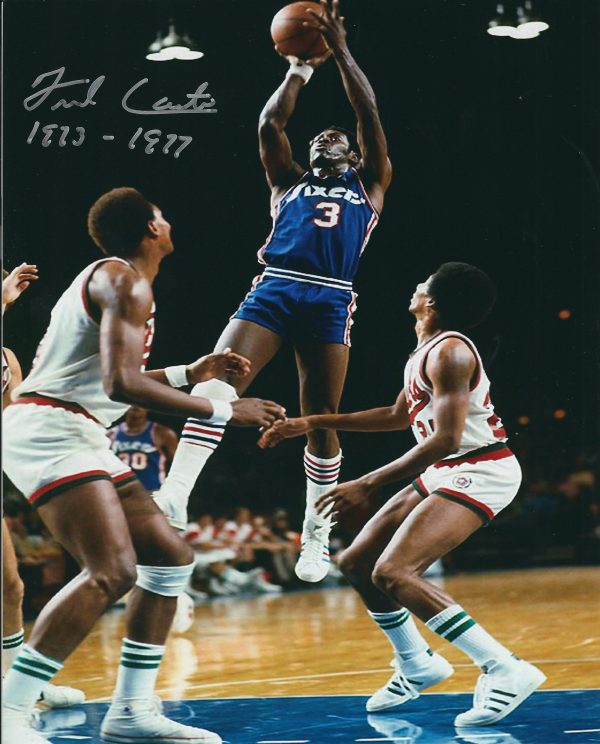 AUTOGRAPHED FRED CARTER 8x10 Philadelphia 76'ers photo