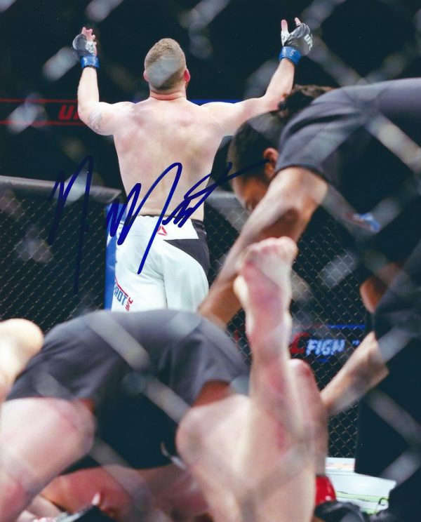 Autographed Nate Marquardt UFC MMA 8x10 Photo w/ COA