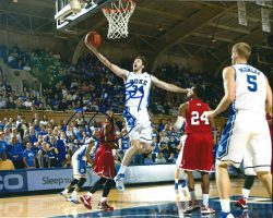 AUTOGRAPHED RYAN KELLY 8x10 Duke Blue Devils Photo