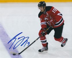 Autographed TRAVIS ZAJAC 8X10 New Jersey Devils Photo