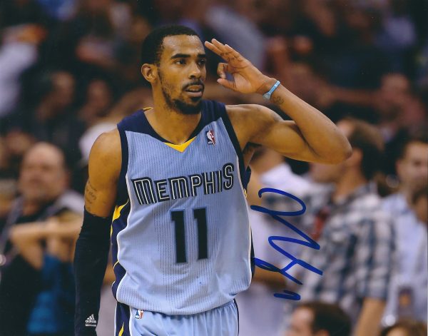 Autographed MIKE CONLEY JR 8X10 MEMPHIS Grizzlies Photo