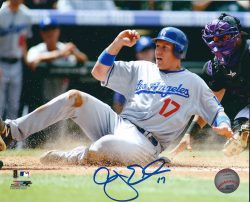 AUTOGRAPHED A.J. ELLIS  8x10 Los Angeles Dodgers photo