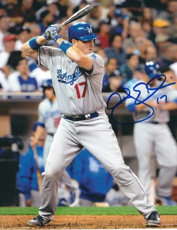 AUTOGRAPHED A.J ELLIS 8x10 Los Angeles Dodgers photo