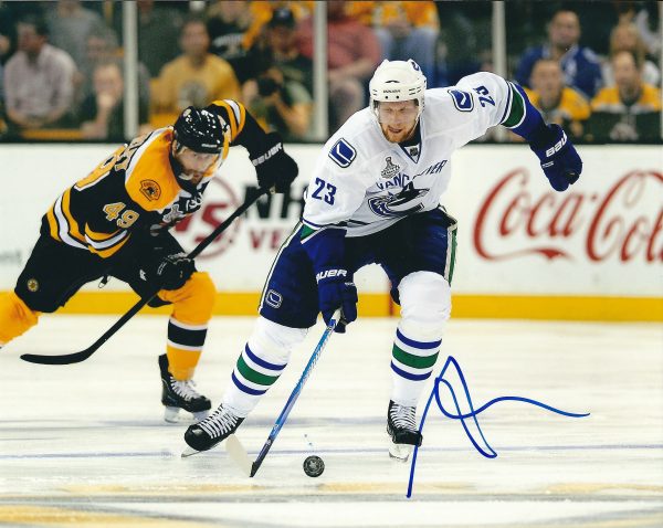 Autographed ALEXANDER EDLER 8X10 Vancouver Canucks Photos