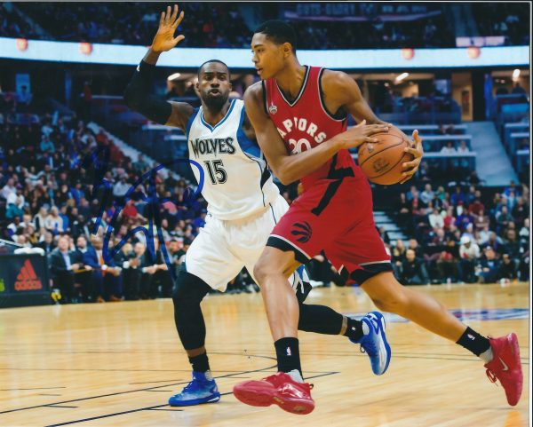 Autographed BRUNO CABOCLO 8x10 Toronto Raptors photo