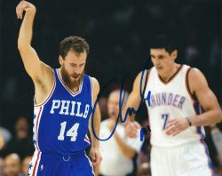 AUTOGRAPHED SERGIO RODRIGUEZ 8x10 Philadelphia 76'ers photo
