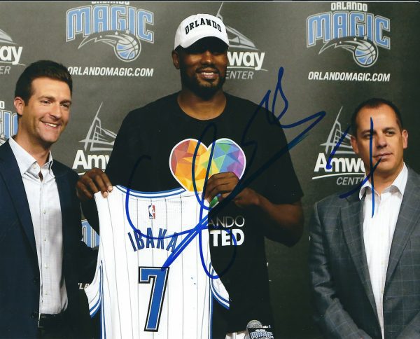 Autographed SERGE IBAKA 8X10 Orlando Magic Photo