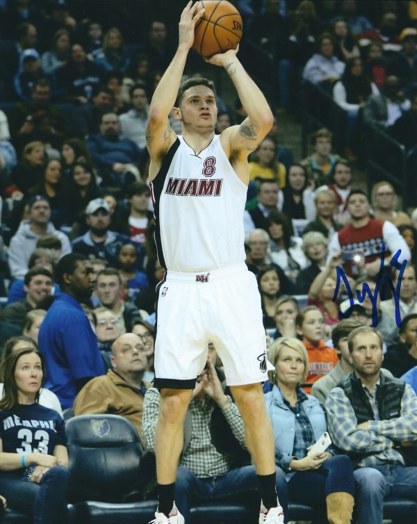 Autographed TYLER JOHNSON 8x10 Miami Heat Photo