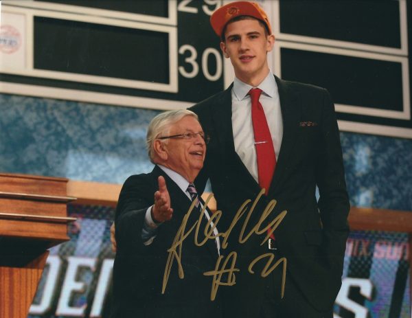 AUTOGRAPHED ALEX LEN 8X10 Phoenix Suns photo