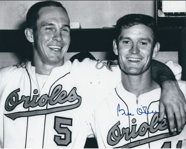 AUTOGRAPHED BILLY O'DELL 8X10 Baltimore Orioles Photo