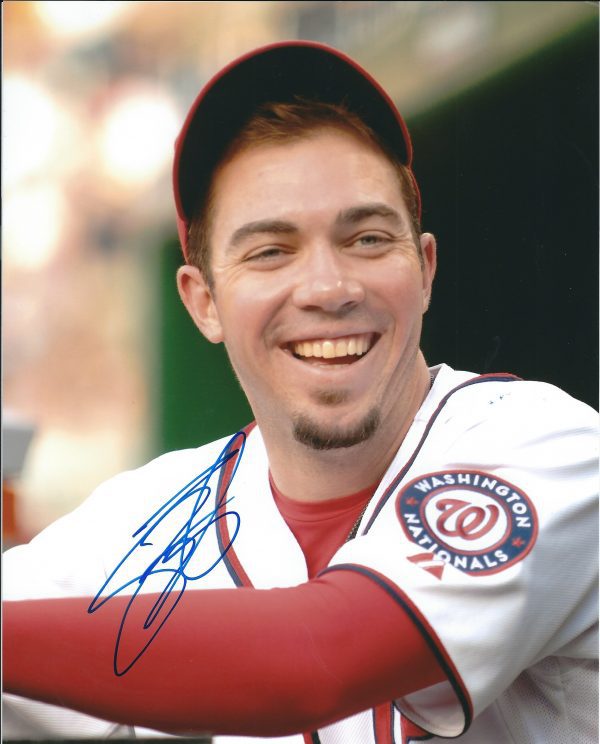 Autographed SEAN BURNETT 8X10 Washington Nationals Photo