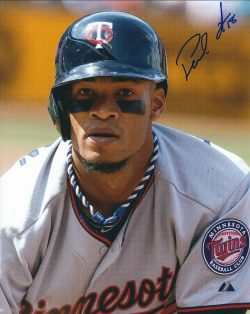 AUTOGRAPHED PEDRO FLORIMON  8X10 Minnesota Twins photo