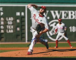 AUTOGRAPHED ALEC ASHER 8X10 Philadelphia Phillies Photo