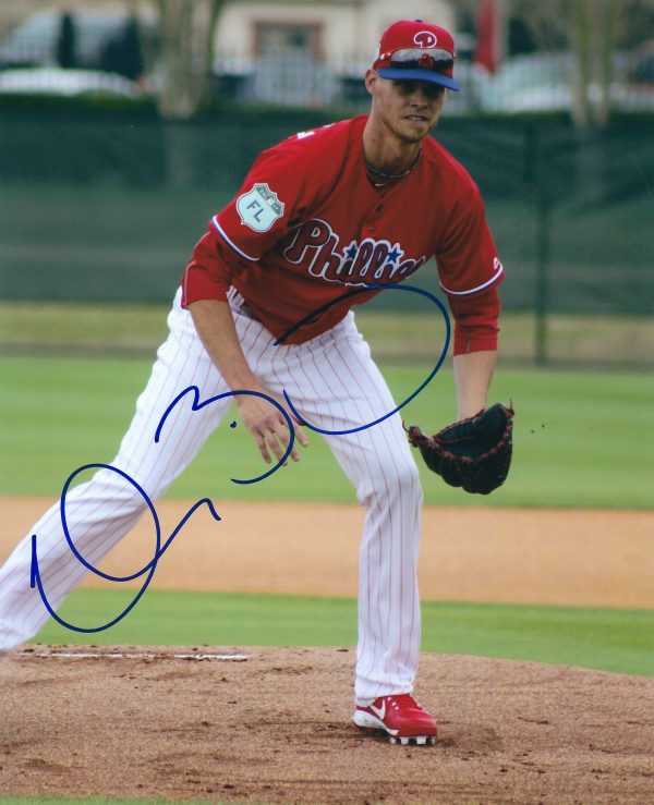 AUTOGRAPHED CLAY BUCHHOLZ 8X10 Philadelphia Phillies Photo