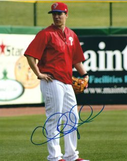 AUTOGRAPHED CHRIS COGHLAN 8X10 Philadelphia Phillies Photo