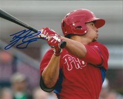 AUTOGRAPHED DYLAN COZENS 8X10 Philadelphia Phillies Photo