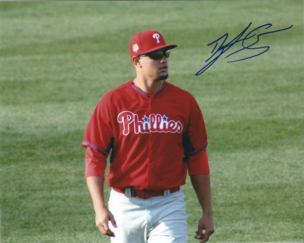 AUTOGRAPHED DYLAN COZENS 8X10 Philadelphia Phillies Photo