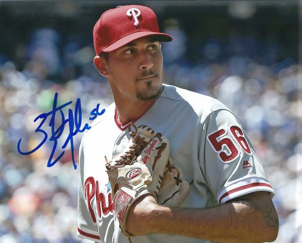 AUTOGRAPHED ZACH EFLIN 8X10 Philadelphia Phillies Photo