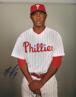 AUTOGRAPHED MAIKEL FRANCO 8X10 Philadelphia Phillies Photo