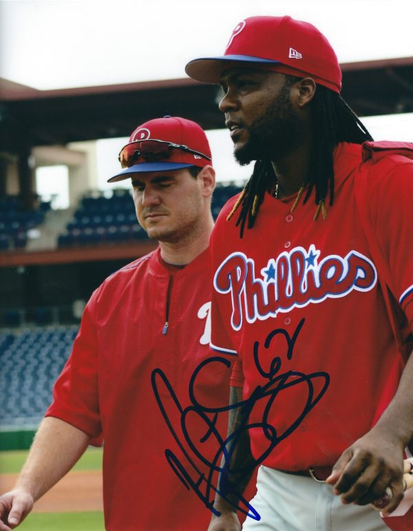 AUTOGRAPHED HECTOR GOMEZ 8X10 Philadelphia Phillies Photo