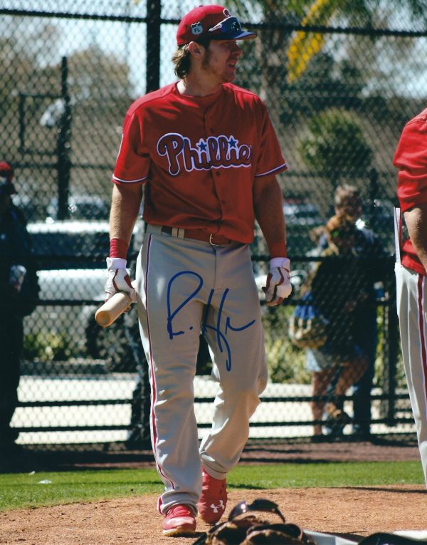 AUTOGRAPHED RYAN HANIGAN 8X10 Philadelphia Phillies Photo