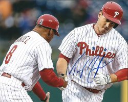 AUTOGRAPHED TOMMY JOSEPH 8X10 Philadelphia Phillies Photo