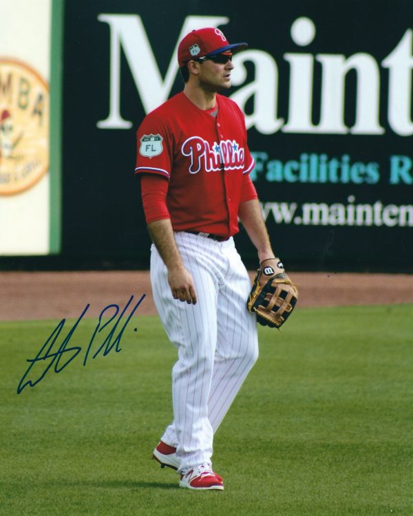 AUTOGRAPHED ANDREW PULLIN 8X10 Philadelphia Phillies Photo