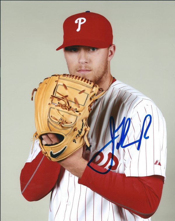 AUTOGRAPHED JAKE THOMPSON 8X10 Philadelphia Phillies Photo