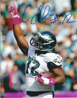 Autographed CEDRIC THORNTON 8X10 Philadelphia Eagles Photo