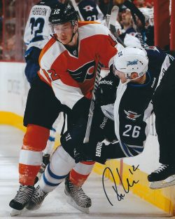 Autographed MICHAEL RAFFL 8X10 Philadelphia Flyers Photo