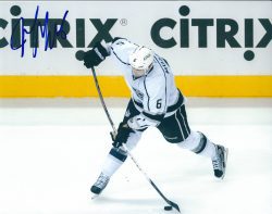 Autographed JAKE MUZZIN 8x10 Los Angeles Kings Photo