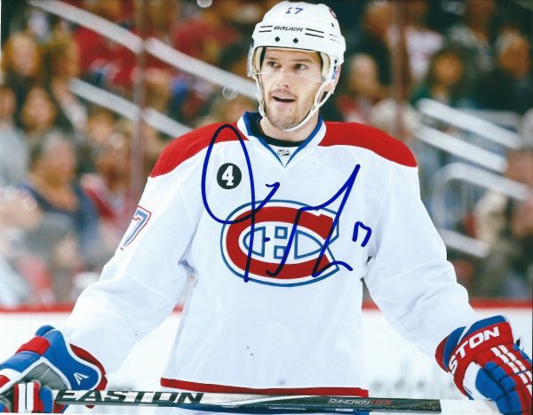Autographed TORREY MITCHELL 8X10 Montreal Canadiens Photo