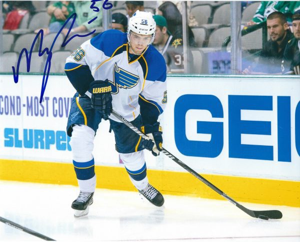 Autographed MAGNUS PARJARVI 8x10 St. Louis Blues Photo