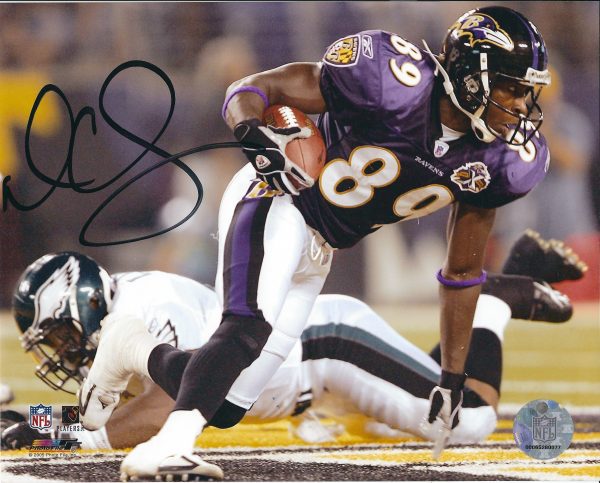 Autographed MARK CLAYTON 8X10 Baltimore Ravens Photo
