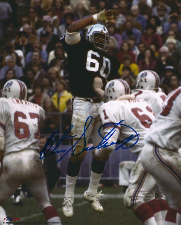 Autographed OTIS SISTRUNK 8x10 Oakland Raiders photo