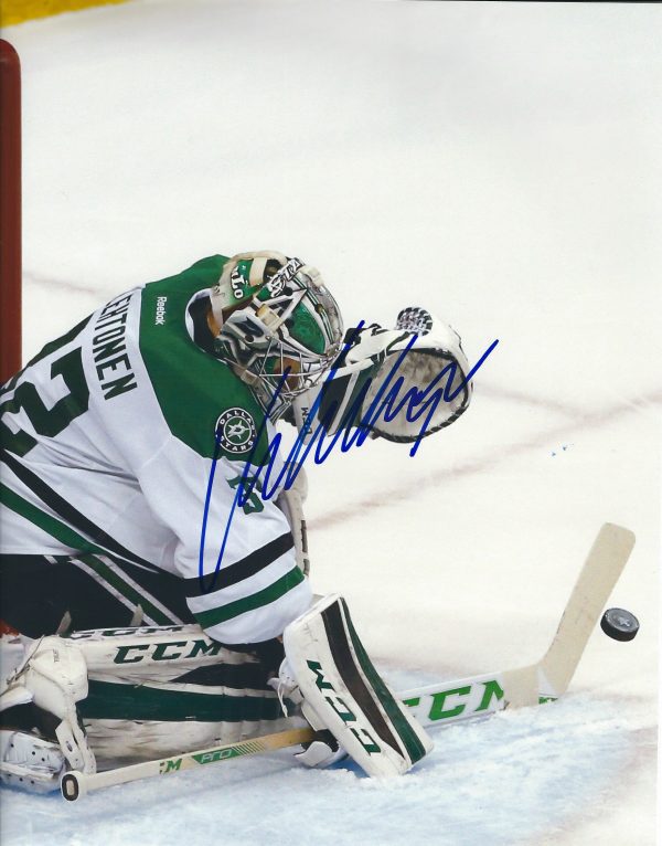 Autographed KARI LEHTONEN 8X10 Dallas Stars  Photo