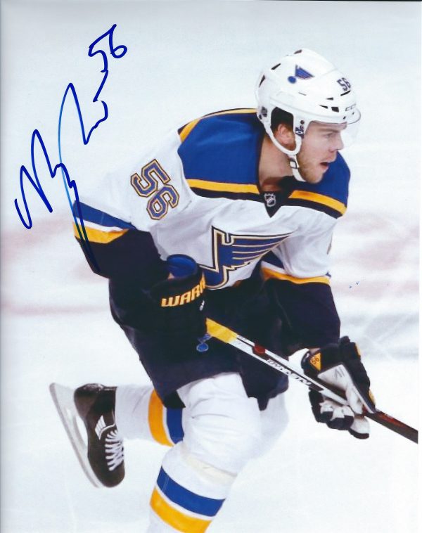 Autographed MAGNUS PARJARVI 8x10 St. Louis Blues Photo