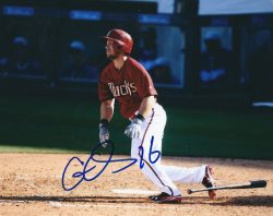 Autographed CHRIS OWINGS 8X10 Arizona Diamondbacks Photo