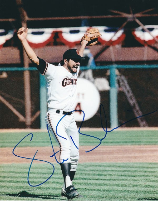 AUTOGRAPHED STEVE BEDROSIAN 8X10 San Francisco Giants Photo