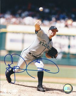 AUTOGRAPHED photo RYAN DEMPSTER  Florida Marlins